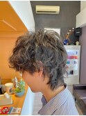 メンズヘア×パーマ
