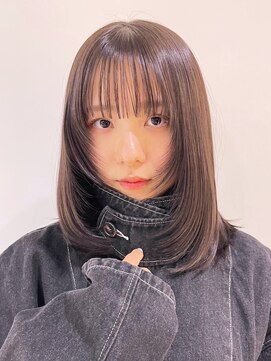 アイティーバイアルバム 下北沢店(IT by ALBUM) 美髪グレージュカラーグレーベージュセミディ_ba497281