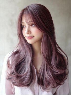 アルトリスト(Altruist Aging×HAIR&SPA) ★ダークアッシュ大人ガーリーボブ着物ミディアムレイヤーカット