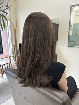 ヘアアンドネイル シーソー(Hair&Nail Seesaw) 艶ブラウン