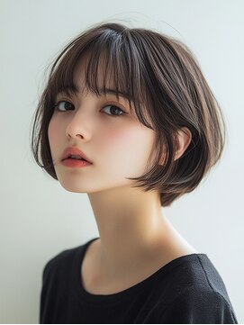 ロディーナコク 大口 新子安(rodina.coc) 着物ヘア/大人ガーリー/ダークアッシュ/似合わせカット/大口子安