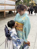 スリーズ(3’s)&nbsp;親子着付けヘアセット