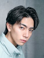 レタッチバイフィフス(RETOUCH by fifth)&nbsp;原宿毛流れヘアセンターパートニュアンスパーマ30代男性色気ヘア