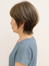 アンドヘアサロン(AND hair salon) ショートウルフ/くびれヘア/ハイライトカラー/細めハイライト