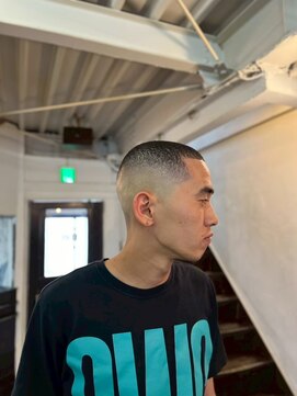 ビーバイエイトジェンツ(Bee by EIGHT GENTS) サーフカール/スパイキーショート/ブルーブラック/心斎橋