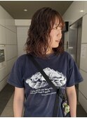 ladies/10代20代海外ガール風パーマミディアムパーマ/スパイラル