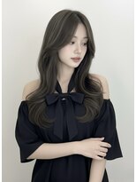 オットット(OttottO)&nbsp;韓国ヘア☆レイヤーカットグレージュくびれヘア