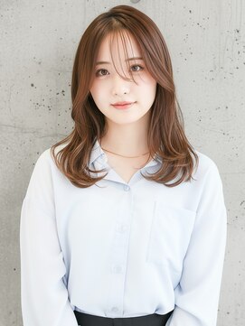 ニューヨークニューヨーク 樟葉店(NYNY) ゆるふわミディアム/ハッシュカット/ベージュ/韓国レイヤー