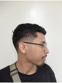 アップバングスキンフェード