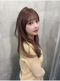 大人かわいいミディアムレイヤー/ザクザクレイヤー/ワンホンヘア