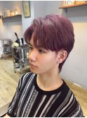 大人のモーヴピンク×ガイルヘア