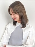 質感再整カラー/大人ミディアムレイヤースタイル