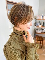 ハルキミナト メゾン(HM MAISON)&nbsp;前髪ありショート丸みショート30代40代50代