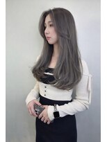 エアージーモ 門司店(AIr G mo) レイヤーカット×ミルクティーグレージュ