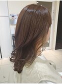 髪質改善デジタルパーマミディアムヘアインナーカラー