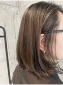 ハイライトで肌映りが綺麗！福岡ハイライト/福岡地毛ハイライト