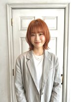 ジュリアンマーラ(Julien Mara) ケアブリーチ/ダブルカラー/オレンジ/ボブ/くびれショート/千葉