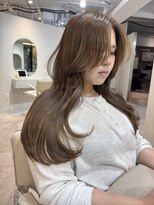 カラフクオカ 薬院駅前(Cara FUKUOKA)&nbsp;ヘーゼルベージュ&レイヤーカット《福岡髪質改善》