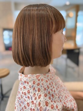 フリップビーアヴェダ(FLIP B AVEDA) 市川市美容室× ツヤ×まとまり×王道ストレートボブ
