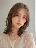 【工藤武士】大人可愛い顔周りレイヤーとベージュミディアムヘア