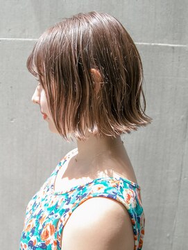 ルティア(Lutia) 切りっぱなし 簡単スタイリング ハイライト ☆