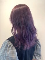 ルッツ (Lutz hair design) デザインカラー×ビビッドパープル