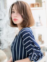 モッズヘア 越谷(mod's hair)&nbsp;■揺れるAラインくせ毛風カール大人ボブ10-9★越谷20代30代40代