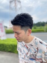 ヘアーベース(Hair Base) ツーブロック×ダークアッシュ