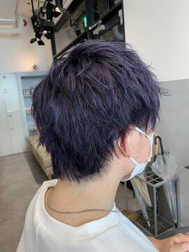 エイト 池袋店(EIGHT ikebukuro) メンズ必見色落ちも綺麗ラベンダー@富澤翼