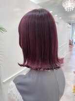 リルミー(Lilme)&nbsp;【ブリーチ1回】パープルラベンダー＋外ハネボブ　＊Lilme＊