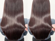 【髪質改善コース】最高級美容液in艶髪カラー+髪質改善Tr+カットプレゼント付　￥18800-