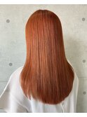 オレンジベージュカラー