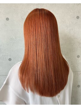 バングヘアーデザイン(BANG HairDesign) オレンジベージュカラー