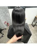 ブルーブラック/透明感/艶髪/髪質改善/清澄白河