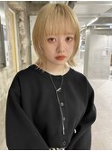 ハイトーン×ウルフカット