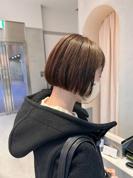 ガリカ 横浜(Gallica) 【後藤嵩広】フェミニンボブ/ワンレンボブ/艶髪ベージュブラウン