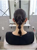 玉ねぎヘアアレンジ