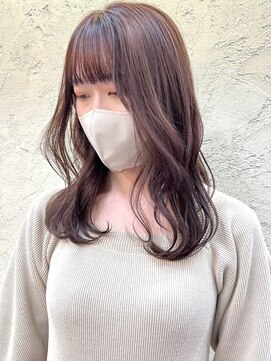 ヒート バイ アンカットラウンジ 渋谷(HEAT by UNCUT&LOUNGE) 韓国ヘア/くびれヘア/ピンクベージュ/春カラー［渋谷］