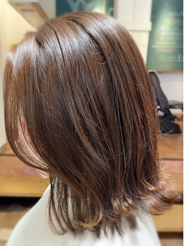 テテ ミヤマ(tete miyama)の写真/【髪質改善☆】サロンで厳選したトリートメントで髪の潤いをキープします♪