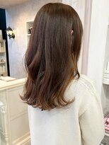 キャアリー(Caary)&nbsp;福山市caary人気マロンベージュ/愛され小顔ライン/コテ巻き