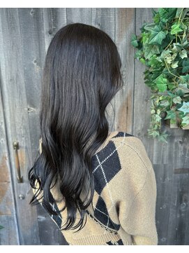 オネスト 八柱店(onest) 黒髪/グレーベージュ/レイヤーロング/前髪パーマ