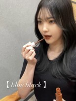 リヴィ(LiVi) 【韓国ヘアスタイル】ブルーブラック