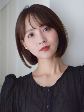 ガーデンヨコハマエスト(GARDEN YOKOHAMA est) 大人ボブ 似合わせカット イメチェン シースルーバング