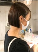 似合わせカット*ぱつっとボブショート