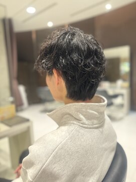 アヴァンスクロス あべのルシアス店(AVANCE. CROSS) マッシュ×波巻きスパイラル