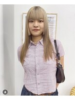 ムード 立川(MHOOD)&nbsp;デザインカラーno.1ボブレイヤーブリーチ