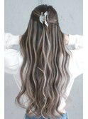 ハイライトショートヘアレイヤーカットダブルカラー