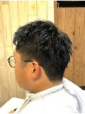 アップバングで清潔感UP♪爽やかソフトモヒカン★