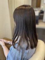 ヘアーサロン ノルテ(Hair Salon NORTE)&nbsp;ロングでも可愛い顔周り/アッシュベージュ