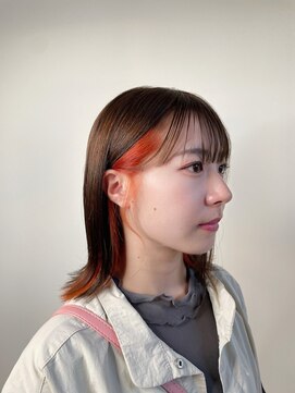 ロディーナ 大口 新子安(rodina) 【イヤリングカラー】ぱきっとオレンジ推しカラー